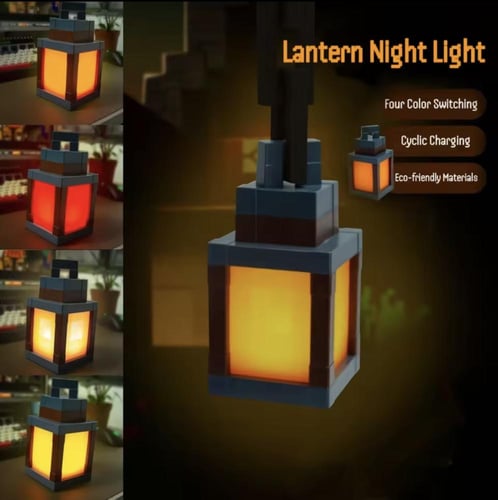 اضاءة سراج ماين كرافت بدون سلسلة