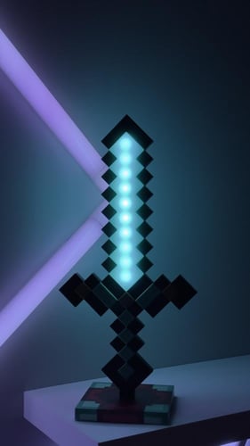 اضاءة سيف ماين كرافت