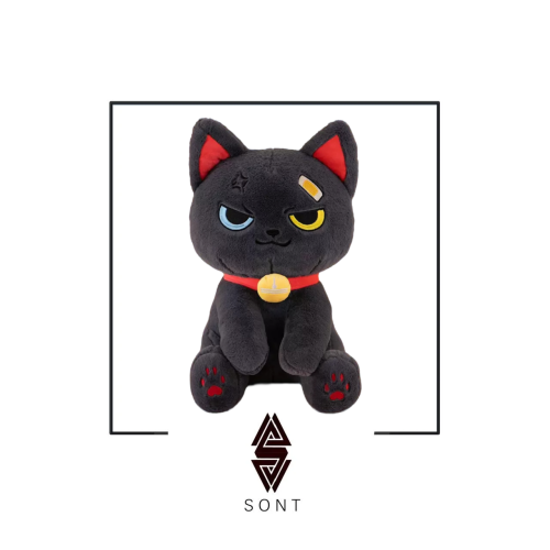 قط الظلام رمادي