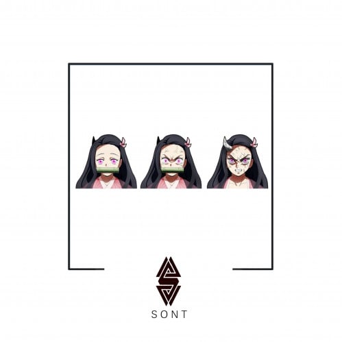 ملصق ثلاثي الابعاد "نيزوكو"