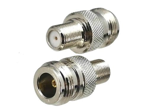 وصلة مقوي شبكة انترنت - موصل F أنثى إلى N أنثى RF....