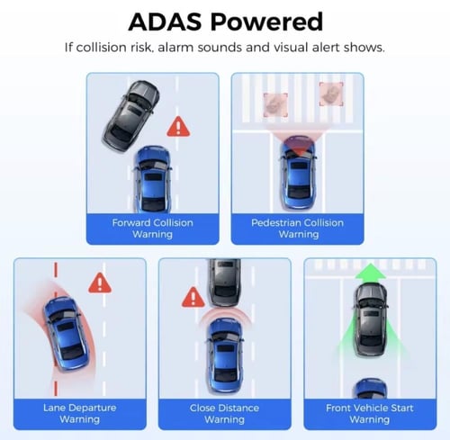 كاميرا داشكام ازدوم كامرتين M550 pro | AZDOME DASH...