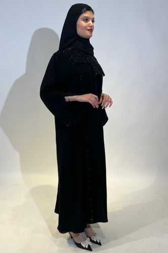 عباية كرستال اسود