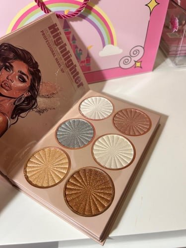 دفتر باليت ؛ شدو ، بلاشر ، هايلايت ، كنتور ، بودره