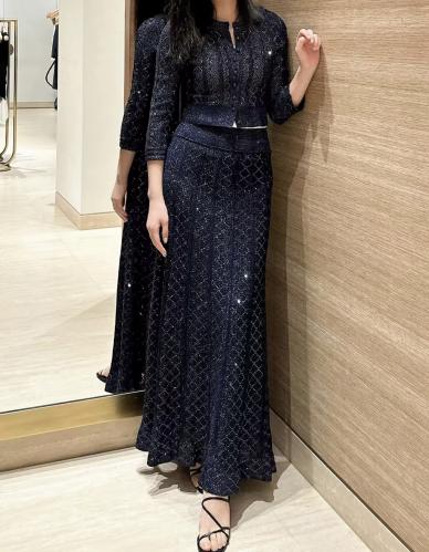 طقم قطعتين محبوك