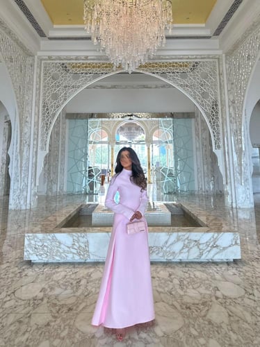 فستان سكوبا powder pink