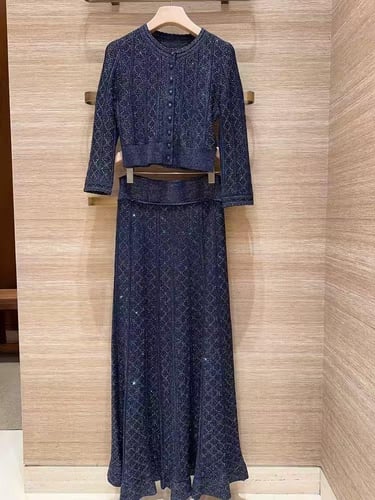 طقم قطعتين محبوك