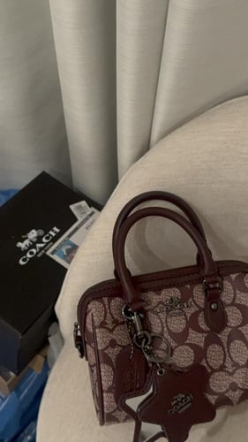 COACH ROWAN BURGUNDY