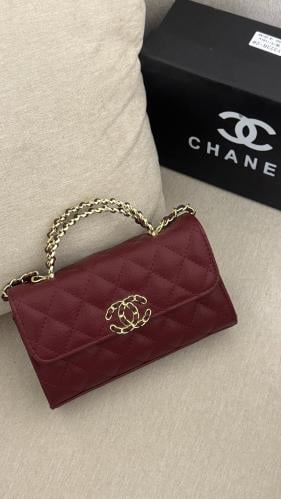 CHANEL KELLY burgund