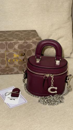 COACH MINI BURGUNDY