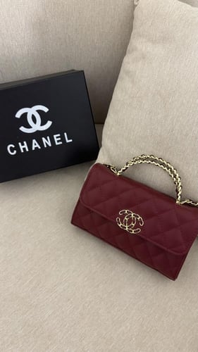 CHANEL KELLY burgund