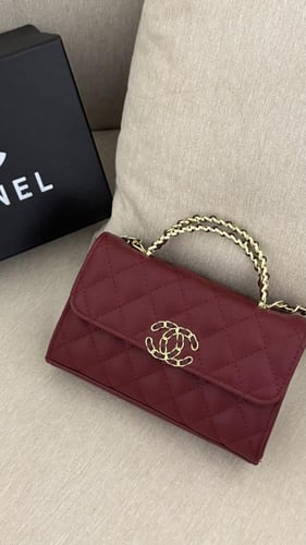 CHANEL KELLY burgund