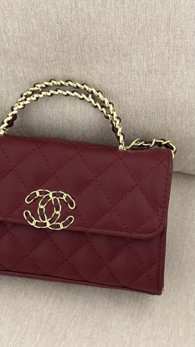 CHANEL KELLY burgund