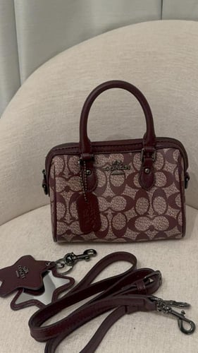 COACH ROWAN BURGUNDY