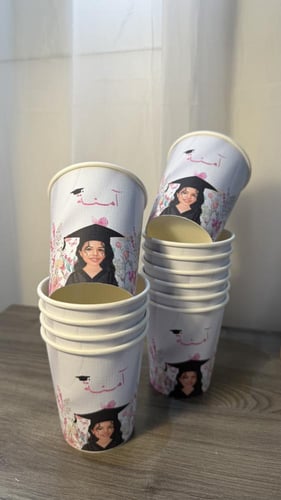 كوب ورقي واحد مقاس 9oz