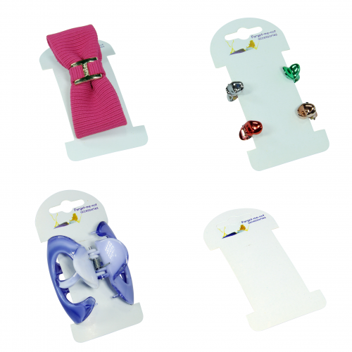 كرت عرض بكلات وشباصات ورق مقوى (50حبة) C-0244