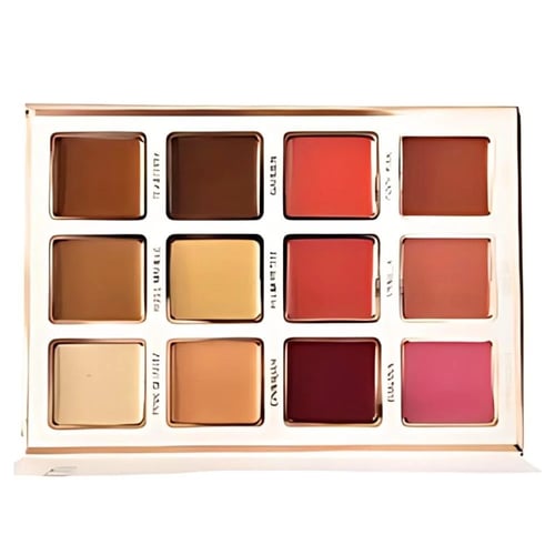 دفتر باليت 4 في 1 ظلال العيون + إضاءة + أحمر خدود...