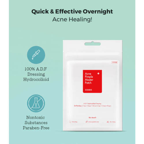 لصقات حب الشباب من كوسركس - 24 قطعة