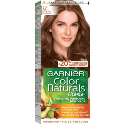 صبغة غارنييه كولور ناتشرلز - 7.7 بني غزالي
