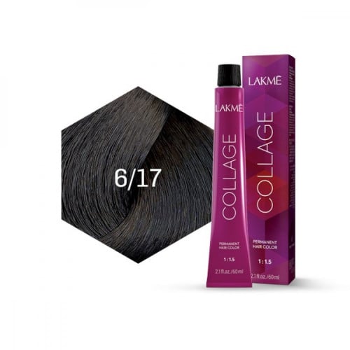صبغة لاكمي كولاج - 6/17 أزرق رمادي أشقر غامق