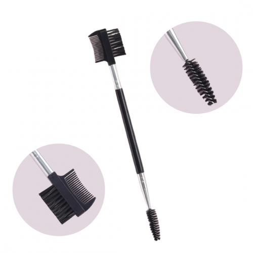 فرشة حواجب 3 في 1 - لون عشوائي ابيض أو اسود