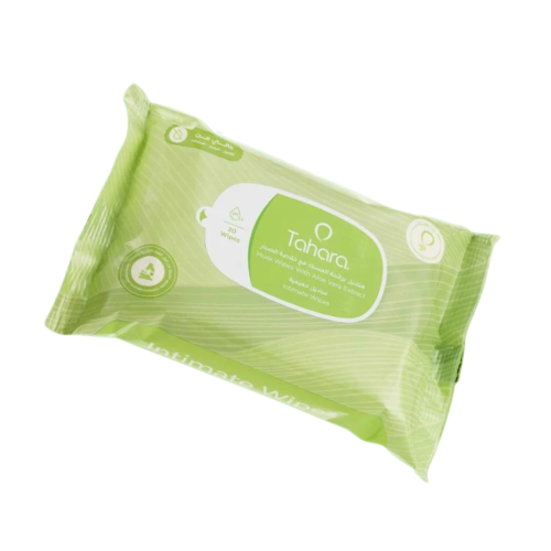 مناديل حميمية برائحة المسك مع خلاصة الصبار من طهار...