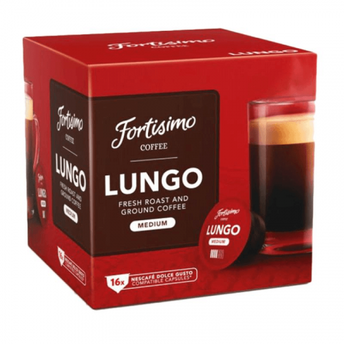كبسولات قهوة لونجو من فورتيسمو 16كبسولة دولتشي غوس...