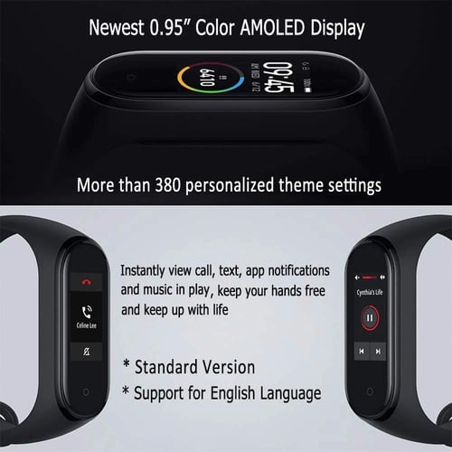 ساعة شاومي مي باند 4 بشاشة لمس ملونة