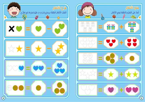 الجمع والطرح - الرياضيّات للأطفال