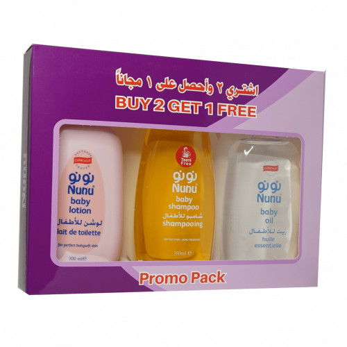 نونو شامبو ولوشن وزيت 300مل عرض خاص