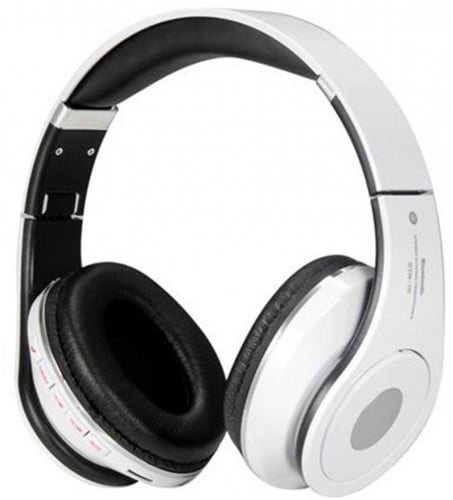 سماعة بلوتوث لاسلكية قابلة للطي موديل STN13 ابيض