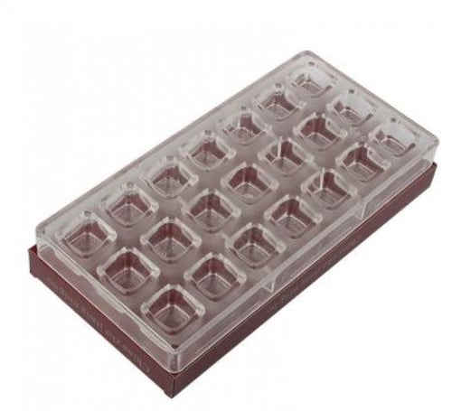 قالب شوكولاته بلاستك مربعات