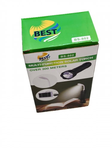 كشاف يدوي مع إضاءة كتاب تعمل بالطاقة الشمسية