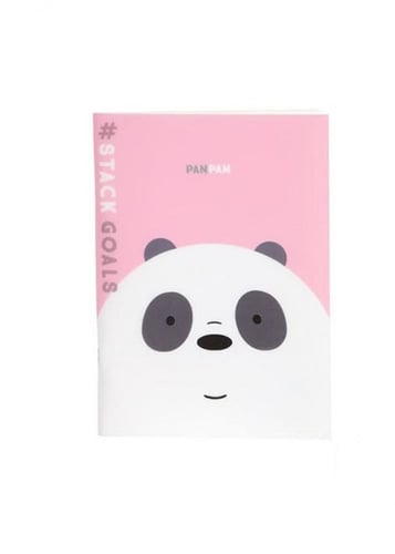 مجموعة من 2 كتب مذكرات 40 صفحة بشعار الدببة الثلاث...