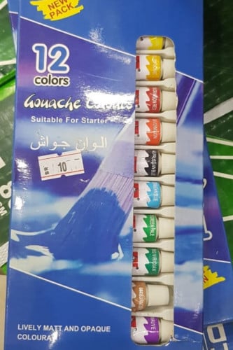 الوان جواش 12 لون 6مل