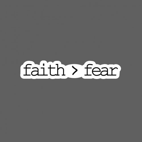 ملصق - faith>fear