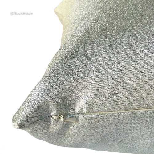 غطاء وسادة جاكار أخضر نعناعي