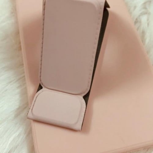 غلاف ايفون11برو بلون موحد وردي ,مع مسكه