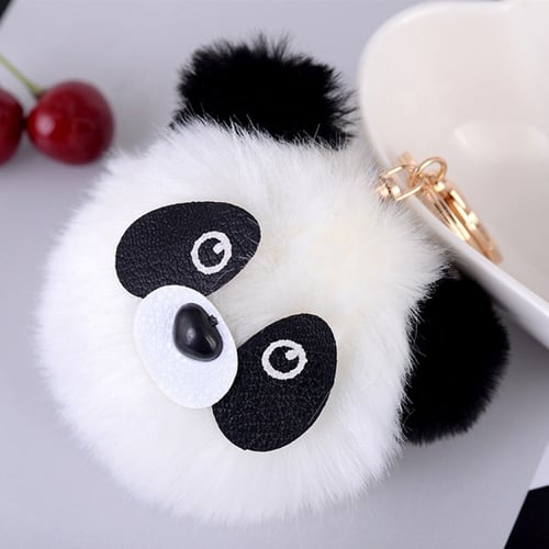 ميدالية ( تعليقة ) فرو على شكل باندا