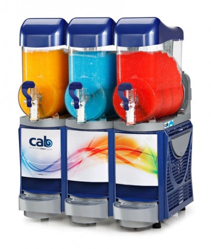 ماكينة سلاش 3حوض سعة 10 لتر للحوض الواحد