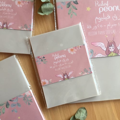 ورق فيليوم شبه شفاف للأعمال اليدوية A6