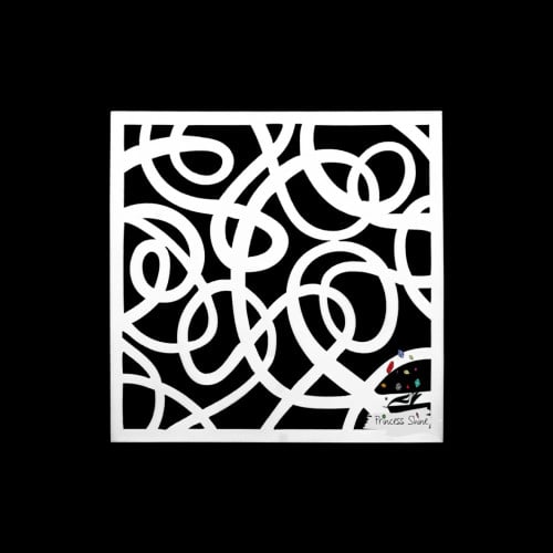 267 - ورق استنسل زخرفة 13سم * 13سم