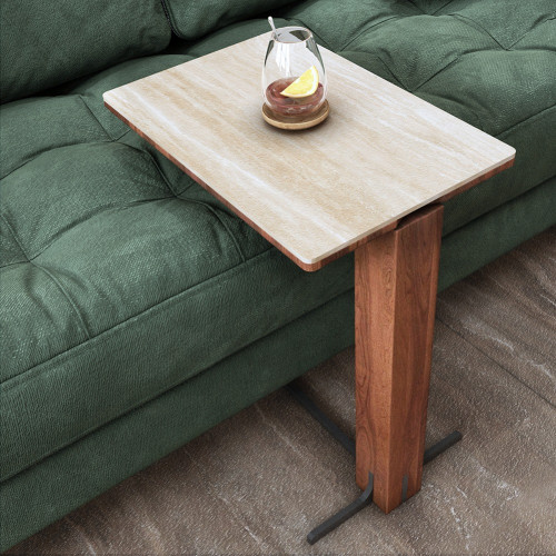 طاولة خدمة + لوح تقديم (H6T) نوع السطح Geo Crema