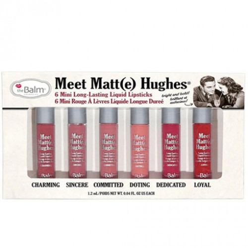 مجموعه 6 ميني احمر شفاه سائل ميت مات هيوز من ذا با...