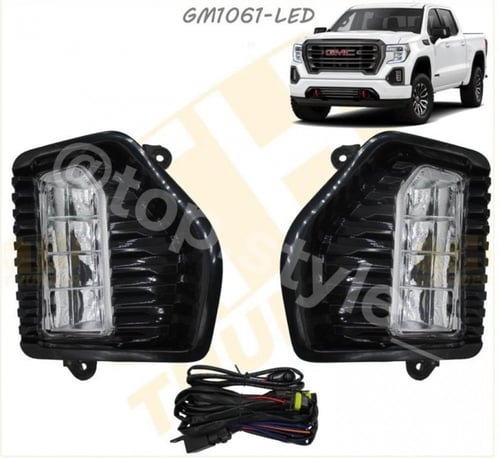 كشافات ضباب جمس سييرا 2019-2022 ليد