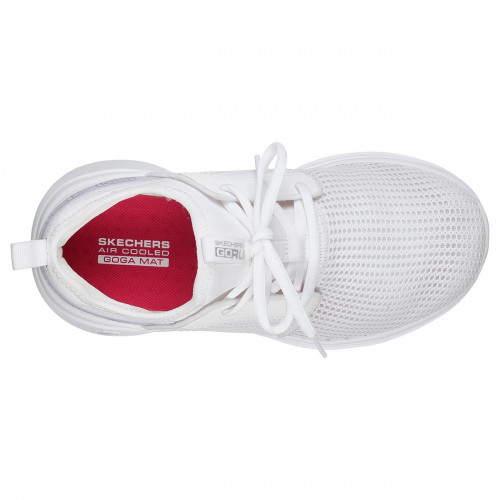 حذاء سكيتشرز نسائي أبيض جو رن