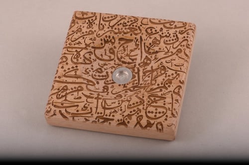 قاعدة فتيل عود المربعة حفر ليزر