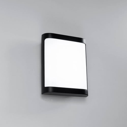 كشاف سور مربع راقي بلون اسود