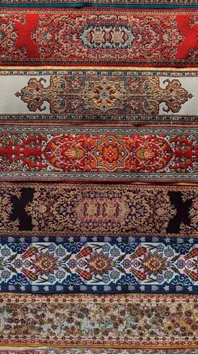 فاصل سجادة اسود مزخرف 2