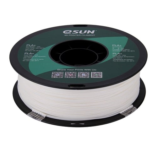 eSUN PLA+ (White) 3D Filament 1.75Ø, 1kg